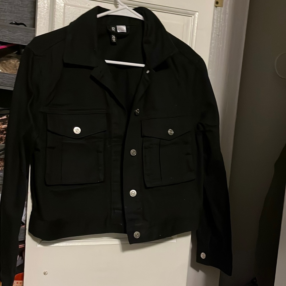 SALE H&M crop denim jacket